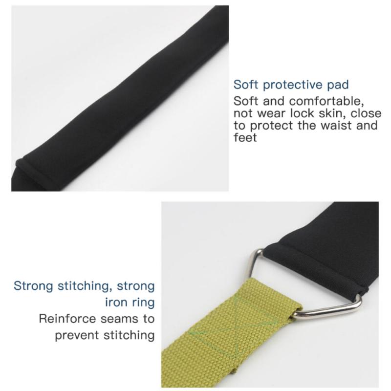 Yoga Stretching tension band Tension rope Split Training splits Elastic stretch belt Brace Auxiliary supplies