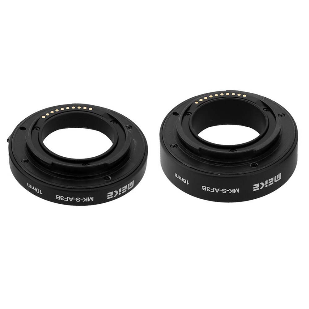 Meike MK-S-AF3-B Kunststoff Verlängerung Rohr Näer Erschossen Adapter Ring Objektiv für Auto Fokus Sony NEX Mikro DSLR 10mm 16mm E-montieren Kamera