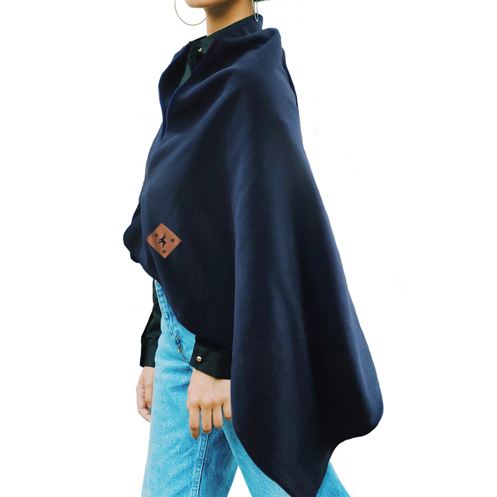 USB Electric Blanket Overheating Protection 3-Lever 10W Leg Blanket Heating Blanket Throw for Office Home Camping Gym Back Neck: Dark Blue