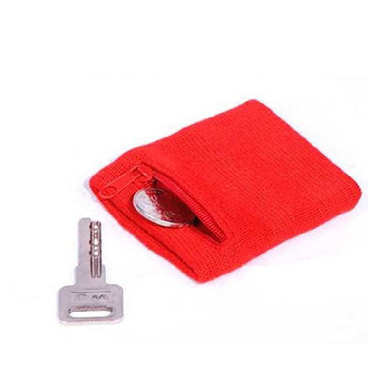 Muñequera deportiva con bolsa con cremallera para correr, bolsa deportiva para el brazo para tarjeta de llave MP3, bolsa de almacenamiento, bandas de sudor de baloncesto, bolsas de pulsera