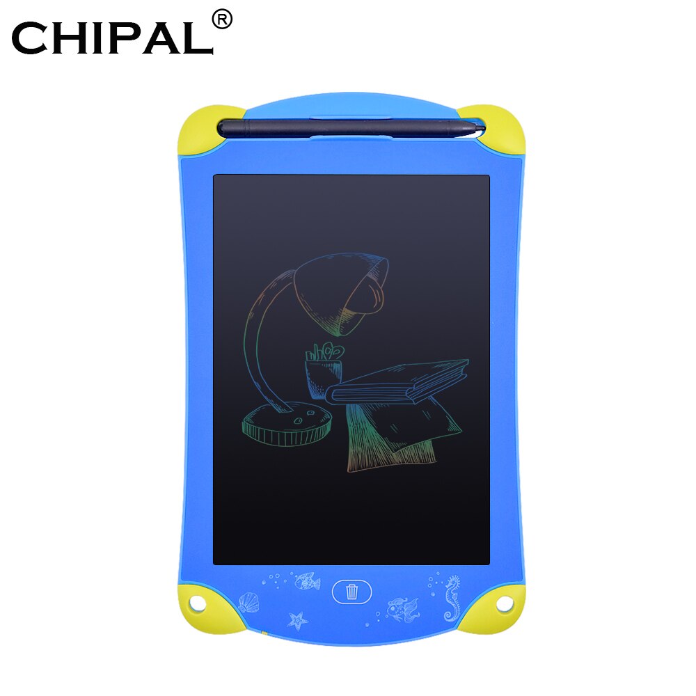CHIPAL 8.5 inch LCD Writing Drawing Tablet Digital Board Erasable Office Pad Paperless Rewritten Notepad for Color Children