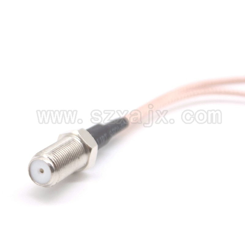 JX antena Cable de cola de cerdo F a dos doble TS9 Y tipo 2 X TS9/CRC9/conector SMA F cable de engarzado de ángulo recto hembra a TS9 15cm para módem 3G/4G