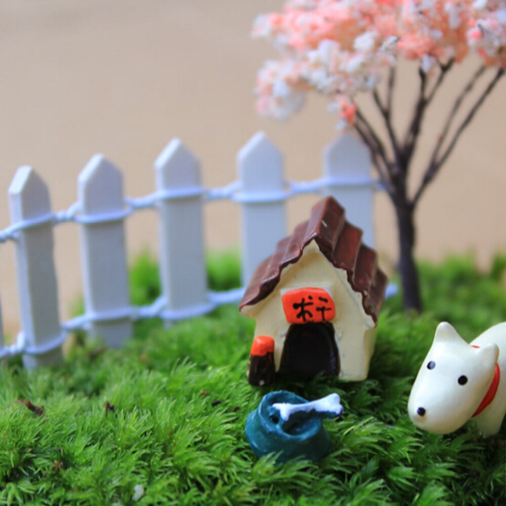 90*5cm Micro Landscape Fences Decoration Mini Landscaping Props Ornaments DIY Garden Simulation Fence Miniature Small Wood Fence