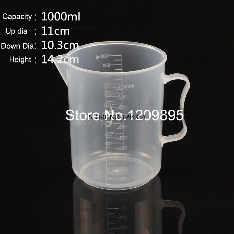 25ml-5000ml Plastic Calibration Measuring Cup Laboratory/Cook supplies Beaker