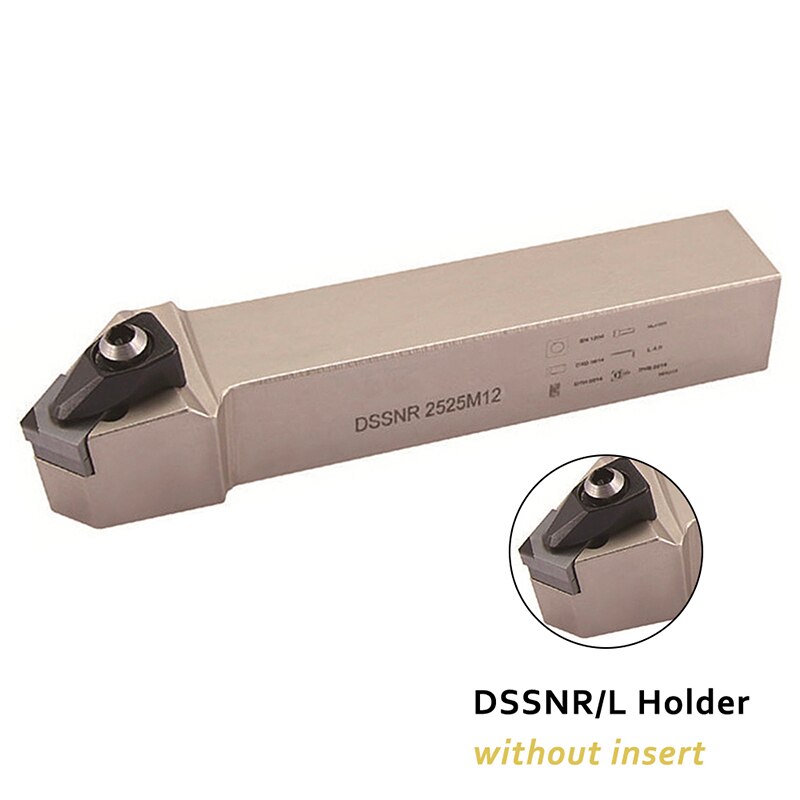 Porte-outil de tournage externe DSSNR 2525M12 DSSNL, outils de coupe de tour CNC pour Inserts en carbure SNMG 120404 120408