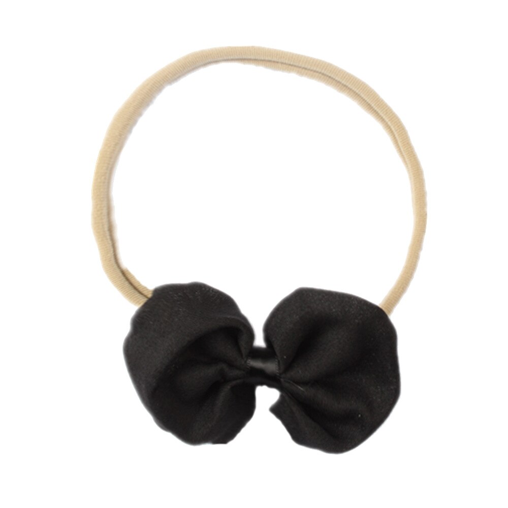 Schattige kinderhoofdband voor meisjes, mooie strikken voor haar, strikken voor haar, accessoires voor meisjes, babyhoofdbanden: Zwart