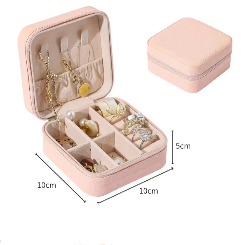 Stylish and Functional Jewelry Holder Box for Display and Storage of Necklaces, Earrings, with Multiple Layers and Compartments