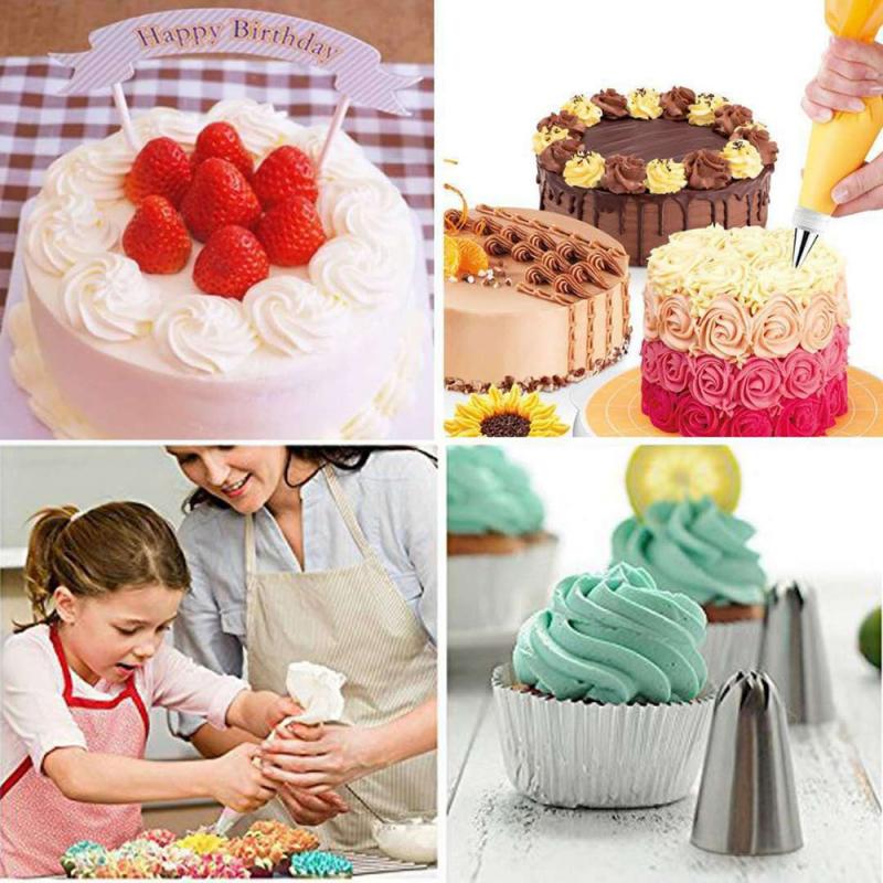 82Pcs Cake Bakken Decorating Kit Set Piping Tips Spuitzak Icing Nozzles Diy Cake Decorating Kit Levert Gereedschap Sets