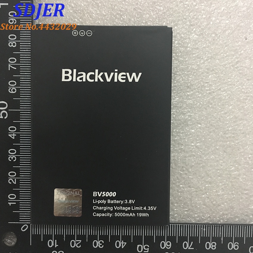 100% Blackview BV5000 5000Mah Li-Ion Batterij Backup Vervanging Accessoire Accu Voor Blackview BV5000