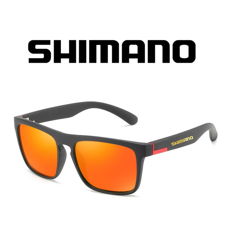 SHIMANO – lunettes de soleil polarisées Anti-ultraviolet pour homme, pour pêche en plein air, alpinisme, UV400, pour l'équitation et la conduite,: 708
