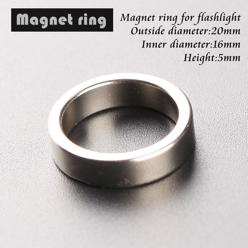 Convoy Led Zaklamp Staart Magneet Ring Torch Hoops Magnetische Ring 20*16*5Mm Voor Convoy S2 S2 + S3 S4 S5 S6 S7 S8 M1 C8 L4 Licht