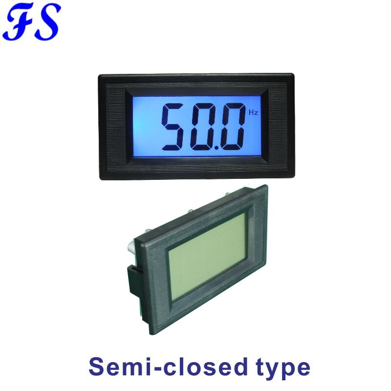 YB5135FD AC Frequenz Meter AC 45-65 hz Hz Tafel Meter Frequenz Tester LCD Digital mit Blau hinterleuchtet Spannung Amplitude AC80-500V