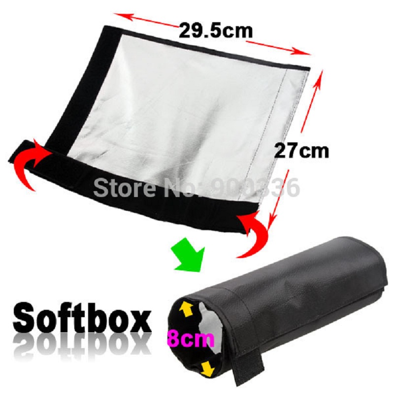 Difusor plegable Snoot Flash Softbox para YONGNUO, CANON, NIKON, SONY, PENTAX, SHANNY