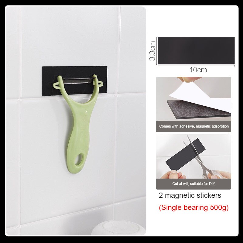 Adhesive magnetic stickers can be cut strong adhesive stickers without perforation kitchen wall magnet stickers