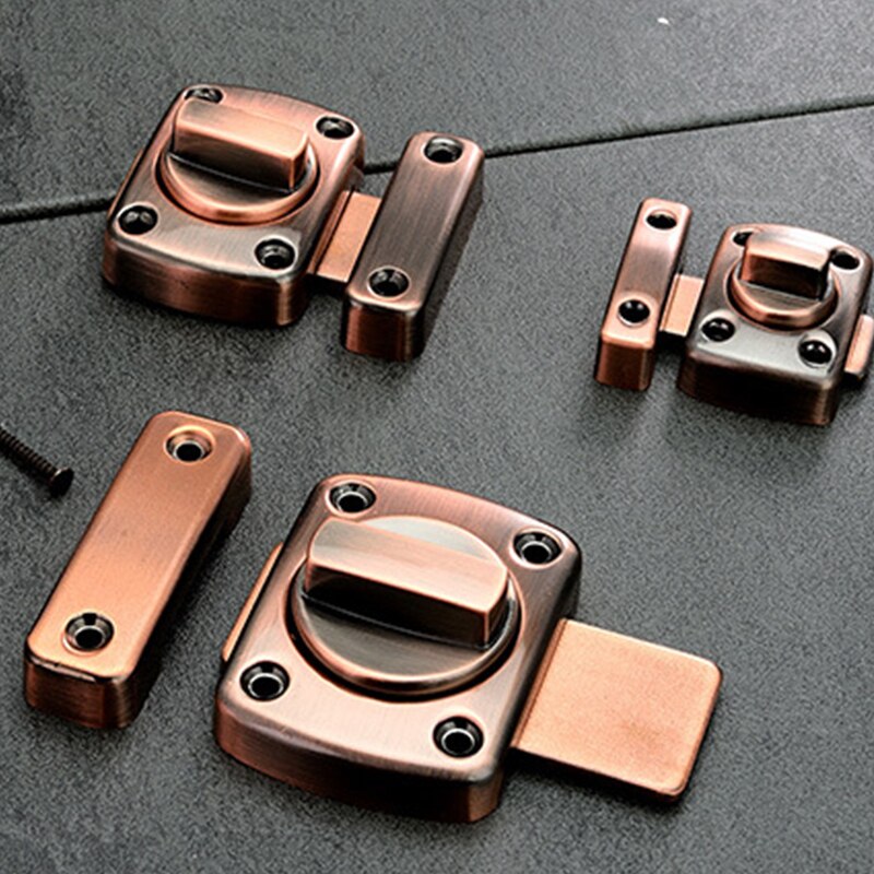 Universal Door Latch Gate Latch Security Sliding Door Lock Door Bolt Zinc Alloy With Screws Door Latch Lock Pull Cabinet Latch