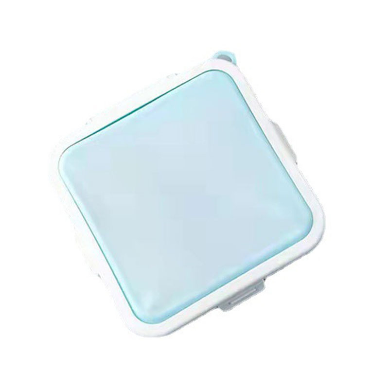 Sandwich Storage Box Silicone Lunch Box Food Storage Case Reusable Microwave Lunch Box Food Storage Container Sandwich Boxes: BL
