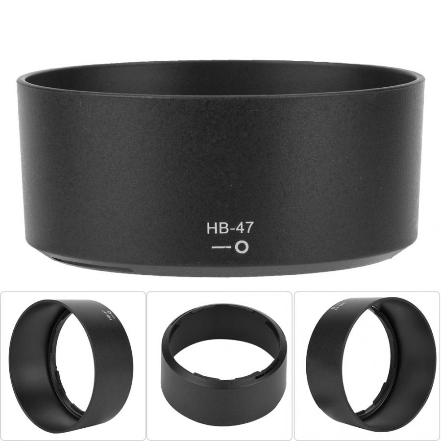 HB-47 ABS Camera Mount Zonnekap Vervanging voor Nikon AF-S 50mm f/1.4G Lens ABS Zonnekap