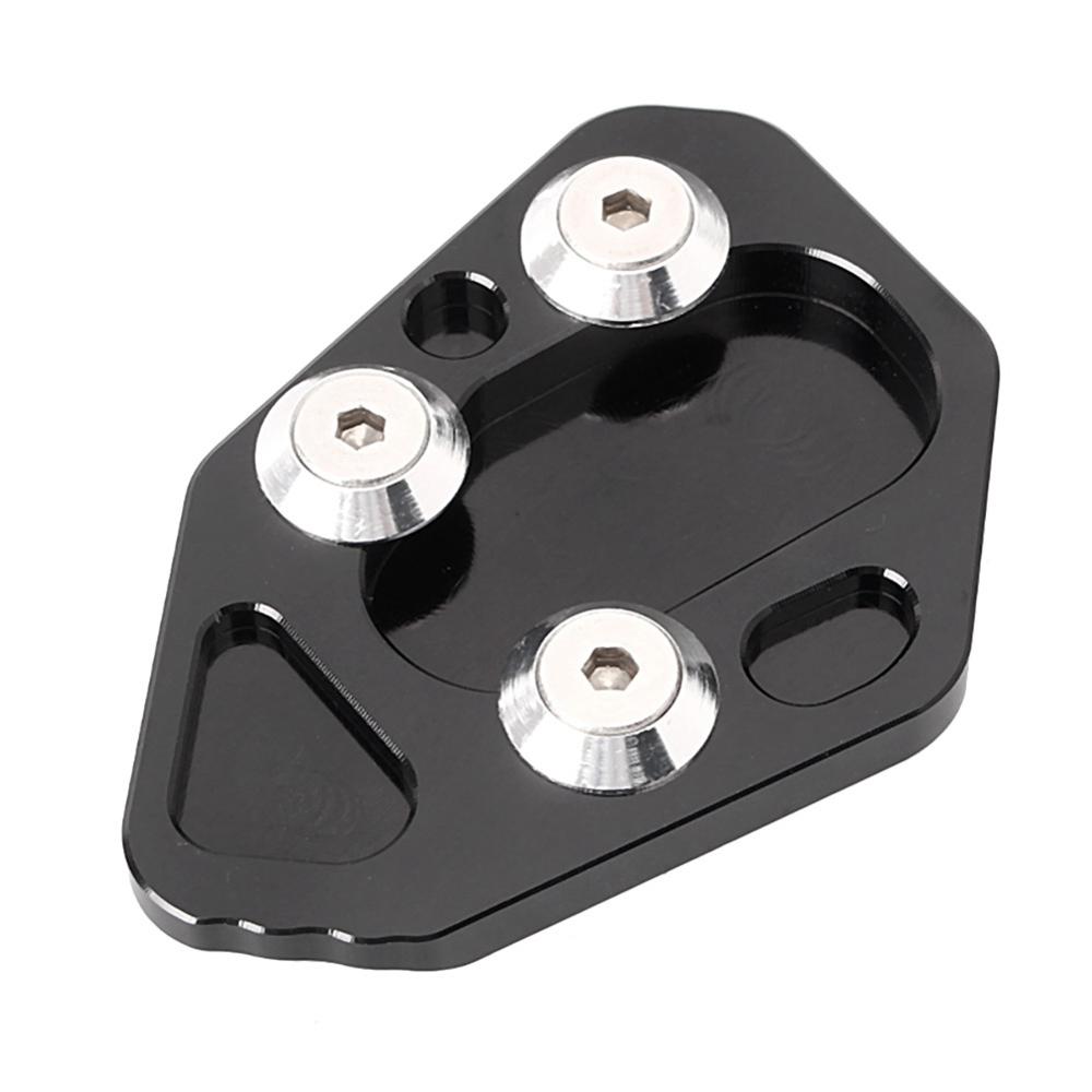 Motorfiets Kickstand Voet Side Stand Extension Pad Ondersteuning Plaat Voor Bmw F800R & HP2 Sport & R1200S 05-08: Black