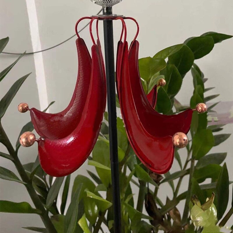 Comedero giratorio para pájaros, alimentadores de malla metálica para pájaros salvajes, molino de viento para colibrí, colgante para exteriores, decoraciones de jardín y patio