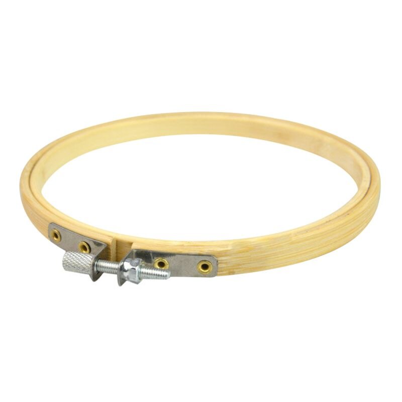 DIY Handmade Embroidery Set For Beginner Material Package Embroidery Embroidery Kit Flower Pattern Needlework Kits #2: 20cm wood Hoop Kit