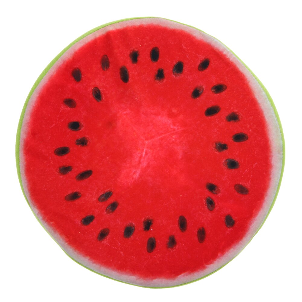 3d trykkpute frukt kontorstol ryggpute sofa kaste pute hjem tekstil sofa kontorstol ryggpute  e5 m 1: Vannmelon m