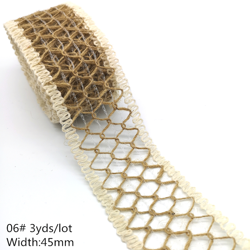 3 Meter Natürliche Jute Burlap Hessischen Jute Band Schnur Blume aufbringen Hochzeit Partei Liefert Sackleinen Band DIY Sackleinen Seil Handwerk