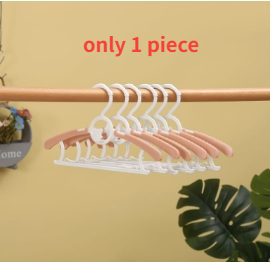 1 Stuk Antislip Baby Kleerhanger Verstelbare Opberghangers Schattige Kinderkleding Organizer Kast Kinderen Baby Jassen Rek: Roze