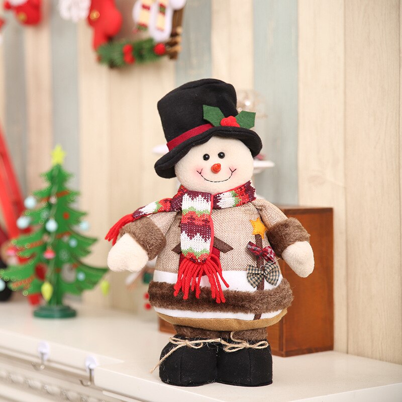 Christmas snowman elk santa decoration hotel shopping mall Christmas decorations