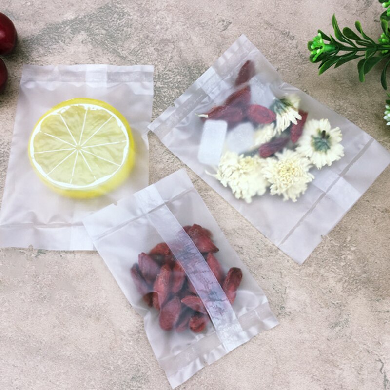 Doorschijnende Plastic Biscuit Verpakking Cake Verpakking Zelfklevende Bag Party Bag