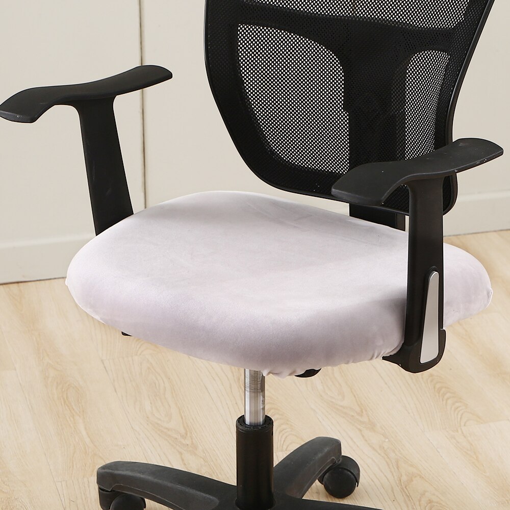 Pokrowiec na krzesło zwykły obudowa komputera dla graczy krzesła biurowe fotel wymienny anty-brudne poszewki na poduszki siedzisko na biurko uniwersalny rozmiar: G214974