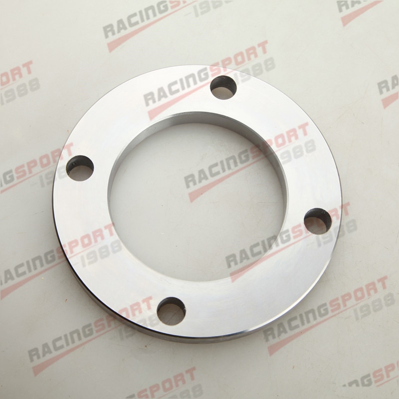 Mild Steel Flange Discharge T04 4 Bolt Round On Center Turbo 3" 76mm Opening