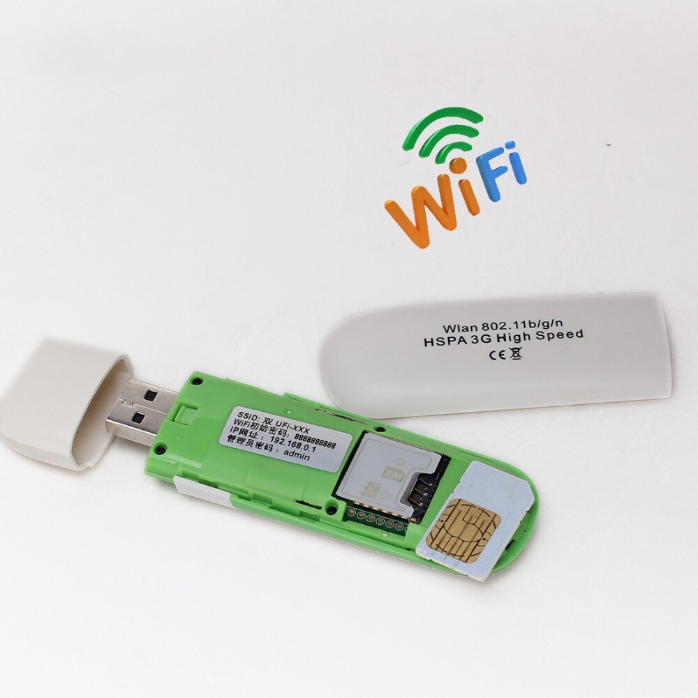3G Mobile Wifi Hotspot 3G USB wifi dongle Modem 3G WiFi SIM Card Router SIM Card Slot