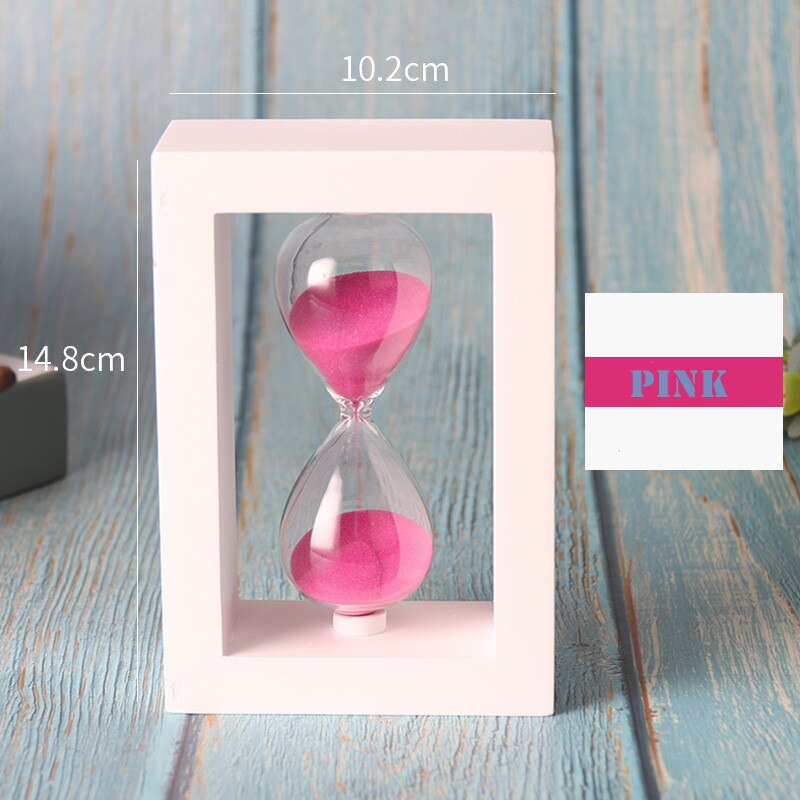 Multi Zweck Sanduhr Sanduhr Timer Verschiedene Rahmen und Sand Farbe 30/60 Minute für Dekoration Büro schreibtisch dekoration