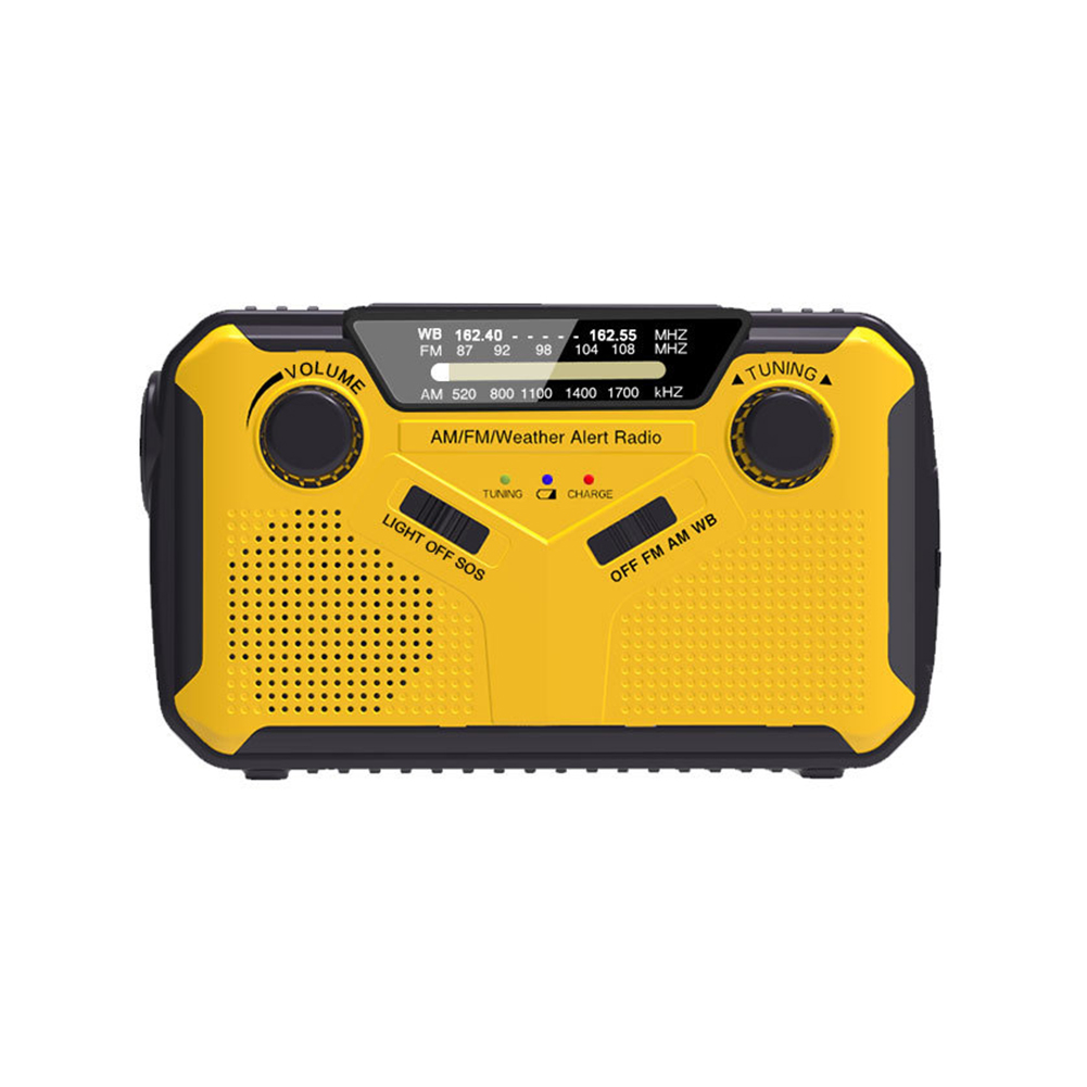 Multifunctionele Hand Radio Solar Crank Dynamo Powered Am/Fm/Noaa Weather Radio Gebruik Emergency Led Zaklamp Power Bank