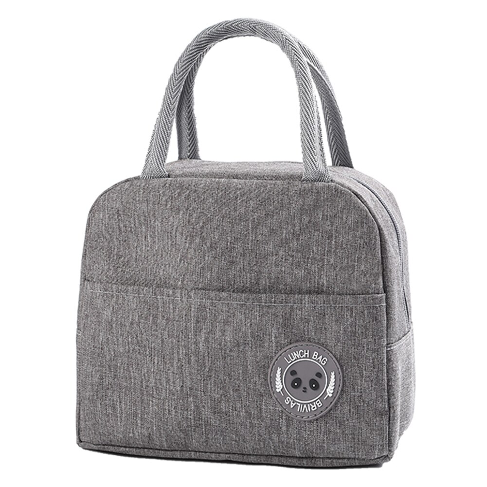 16 Styles Waterproof Lunch Bag Nylon Portable Zipper Thermal Oxford Lunch Bags For Women Convenient Lunch Box Tote Food Bags: B