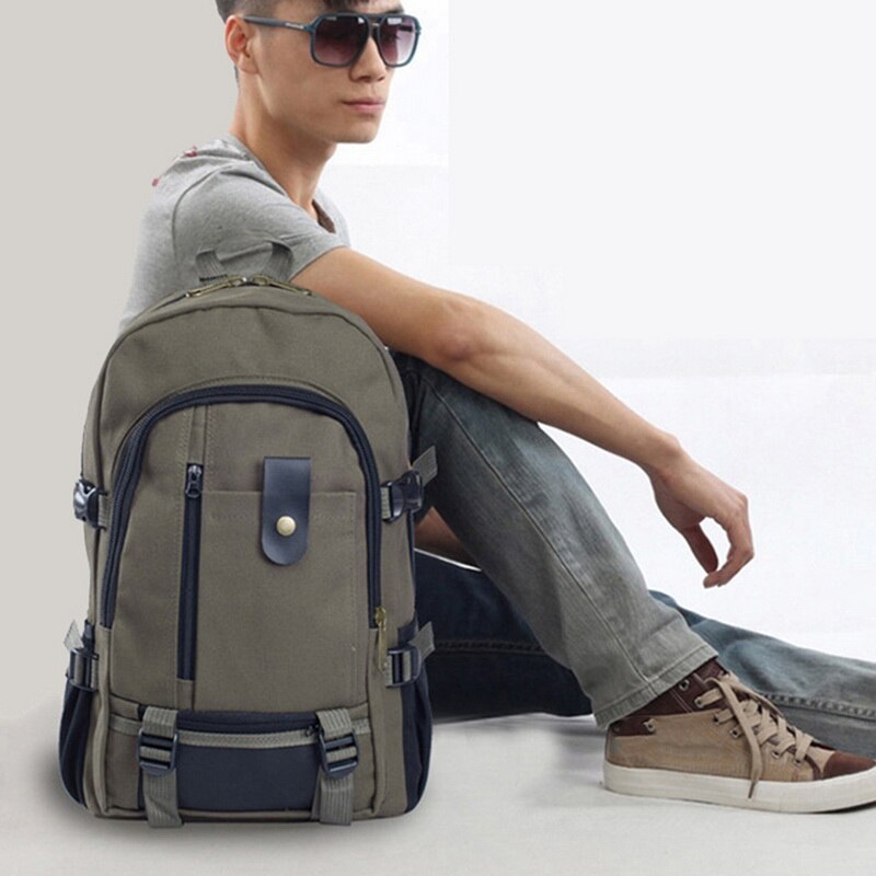 Scarpe di Tela degli uomini per Il tempo libero Zaino Da Viaggio degli uomini dell'annata di Modo Zaino Del computer Portatile del Sacchetto di Spalla Del computer Funzionale Borse Versatili