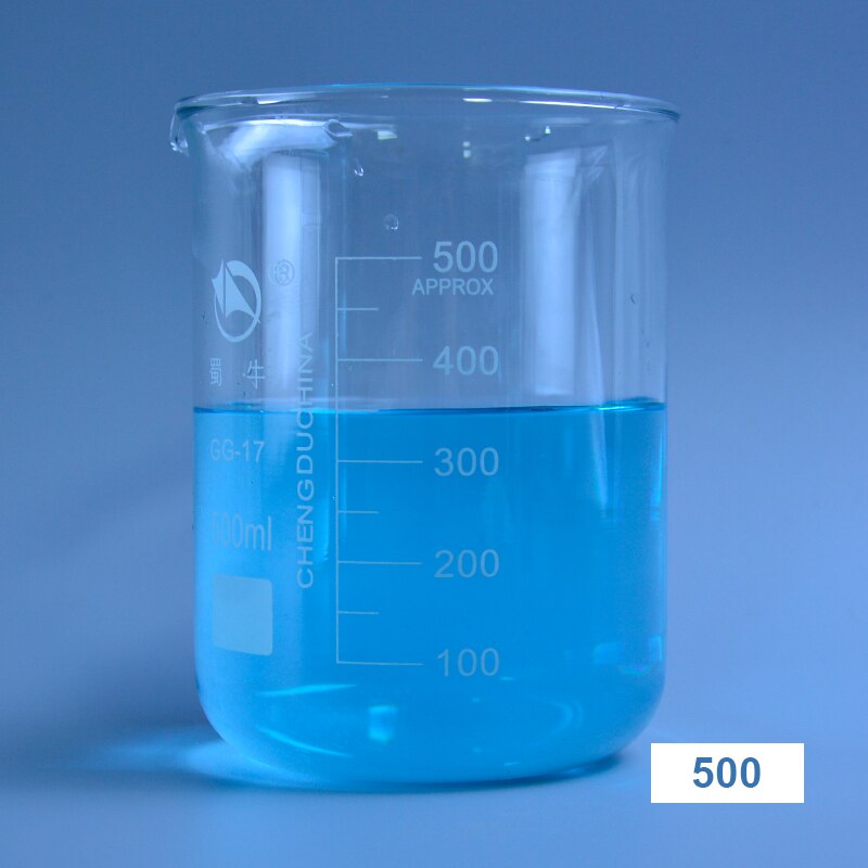 1Pc Shuniu 500Ml Bekerglas Lab Meten Borosilicaatglas Bekers