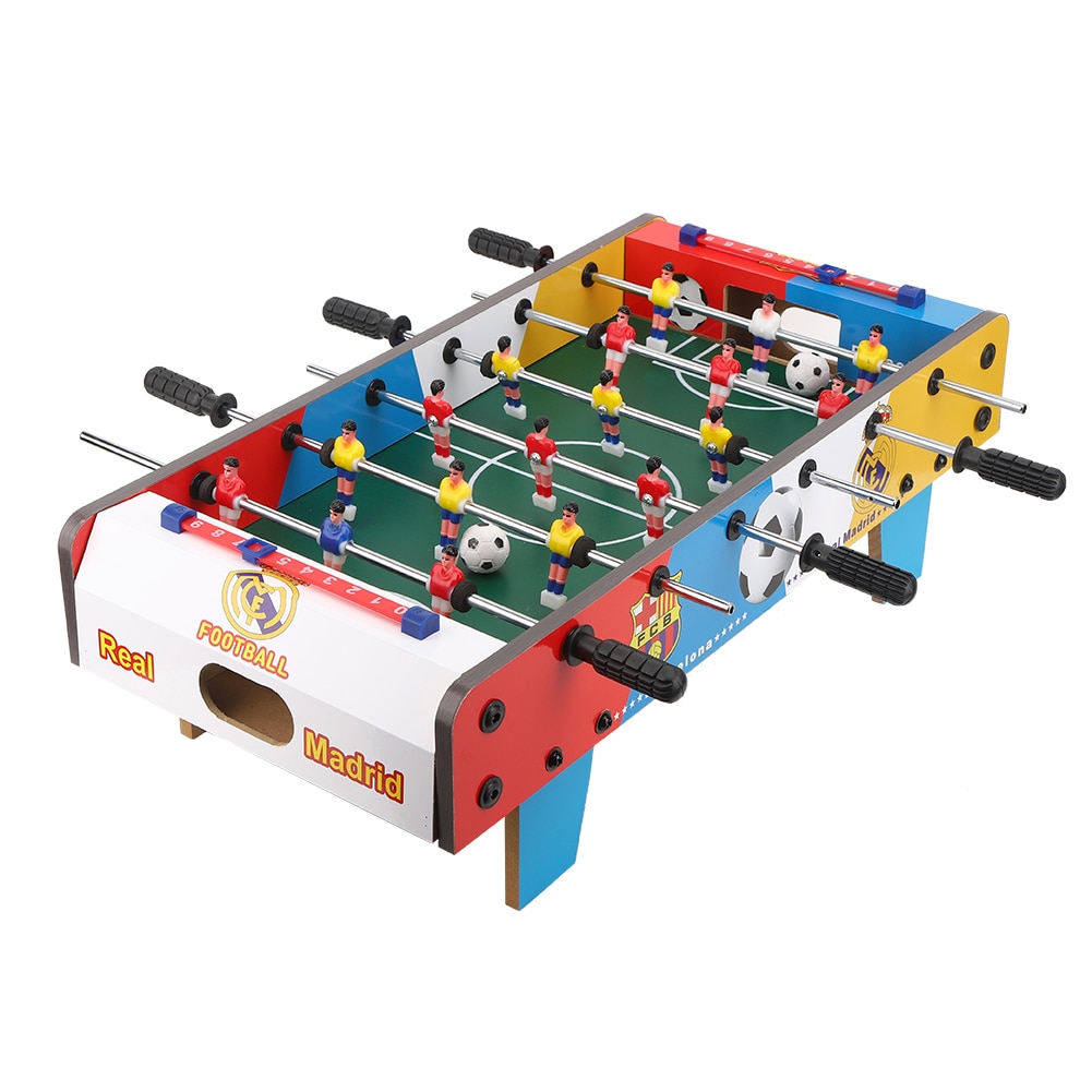 Houten Kinderen Voetbal Tafel Indoor Mini Game Ouder-kind Oefening Jongen Desktop Voetbal Educatief Jongen Speelgoed