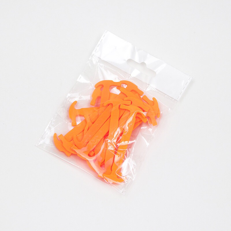 Lacets élastiques en Silicone pour baskets, sans attaches, faciles à mettre et à enlever, pour paresseux, unisexe, 12 pièces/1 ensemble: Orange