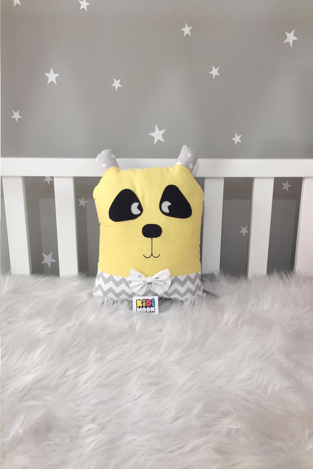 Jaju Baby Kidimoon Grijs Zigzag Uil Crib Bescherming Decor Kussen