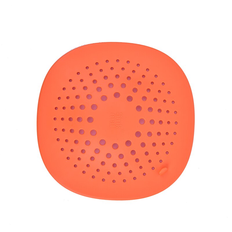 Sink Drain Shower Cocina Bathroom Kitchen Sink Strainer Bathroom Drain Hair Catcher Bath Stopper Plug Sink Strainer Filter: Orange