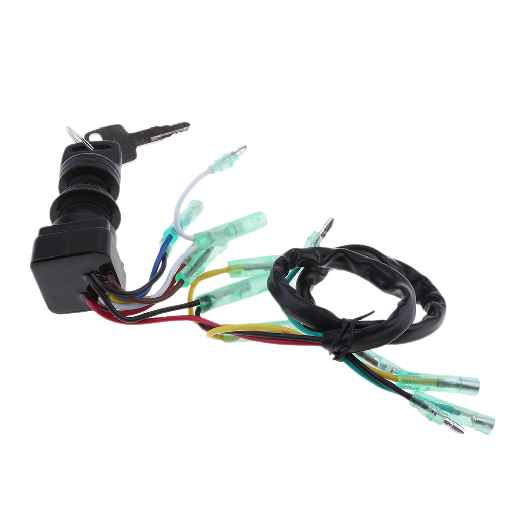Boat Ignition Switch Assembly with 2 Keys Control Box Ignition Switch For Marine Outboard Motors Boat Accessories Marine