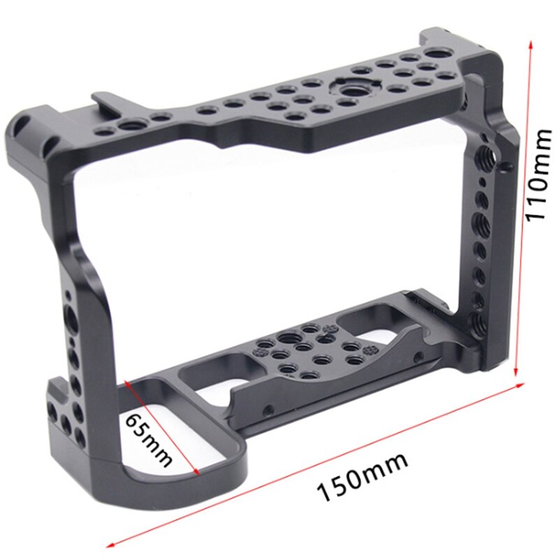 Cage pour appareil photo nikon  z6 z7 avec trous de positionnement arri et fixation pour microphone et moniteur
