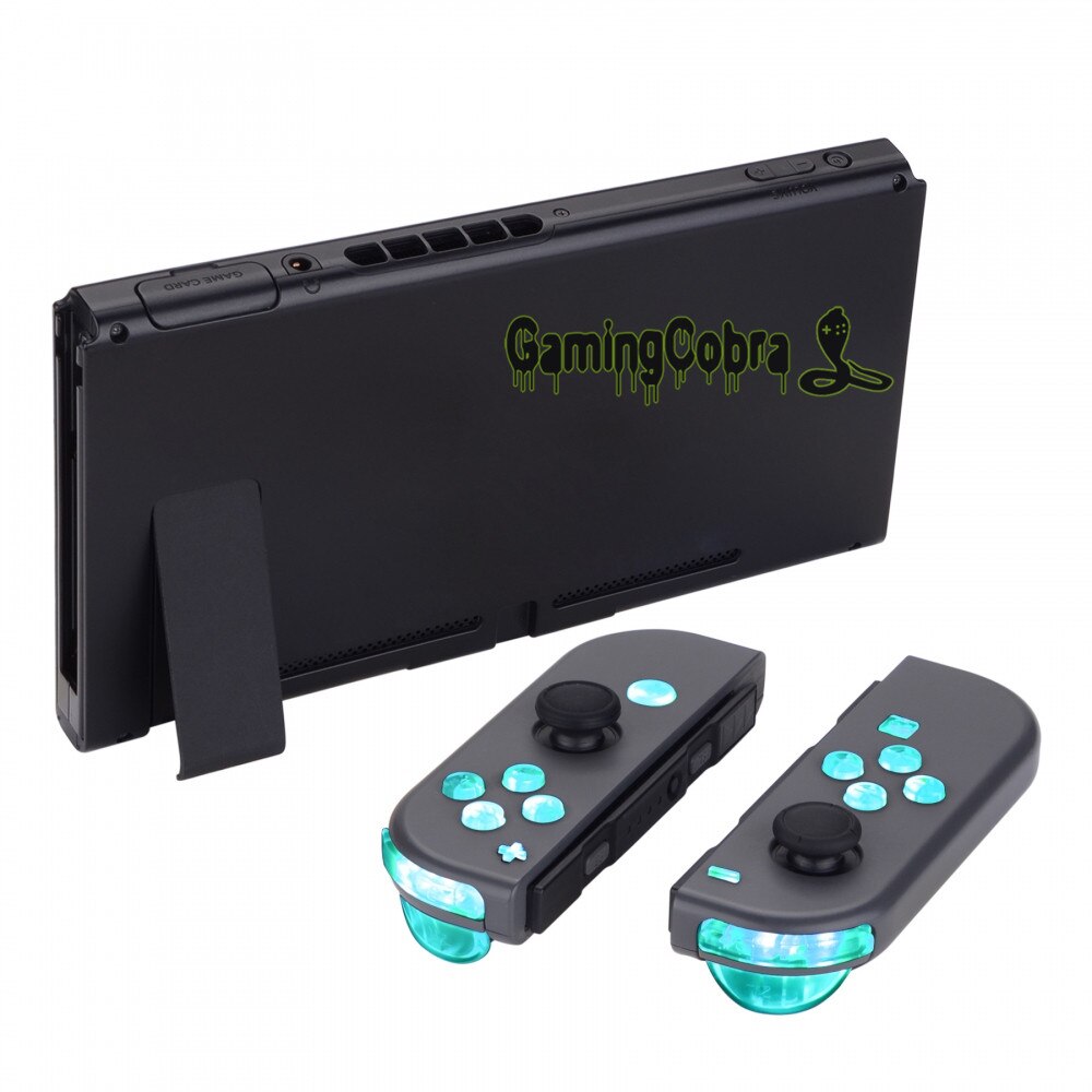 7 Kleuren 9 Modi Knop Dfs Led Kit Multi-Kleuren Luminated Abxy Trigger Gezicht Knoppen Voor Ns Schakelaar Joycon controller