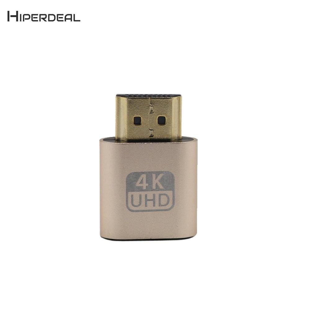 HIPERDEAL VGA Virtual Display Adapter HDMI 1.4 DDC EDID Dummy Plug Display Emulator 1920*1080 Resolution QIY10 D05