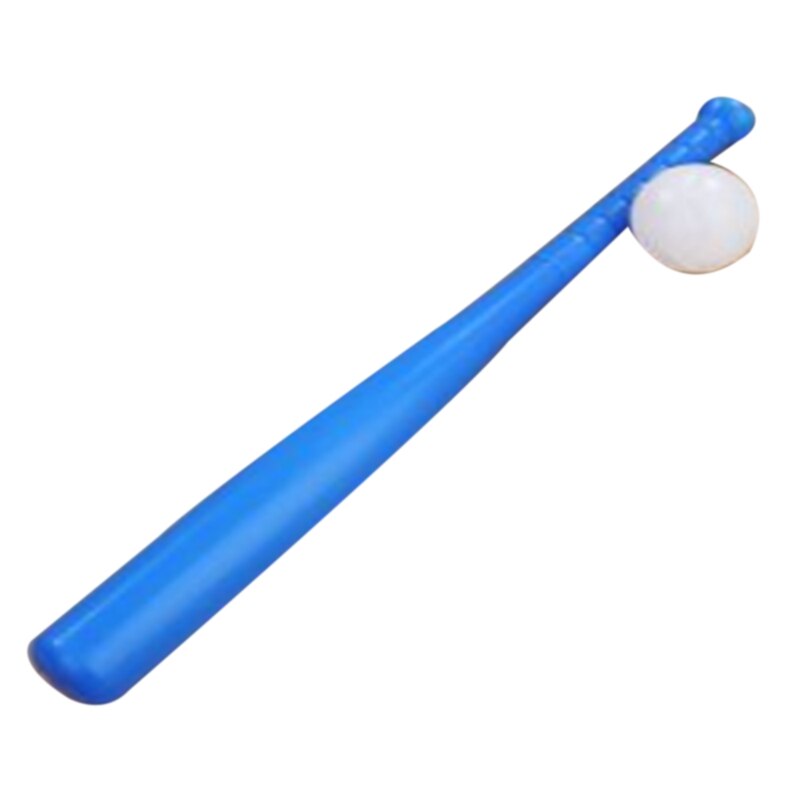Juego al aire libre de plástico bate de béisbol de juguete bate: Blue