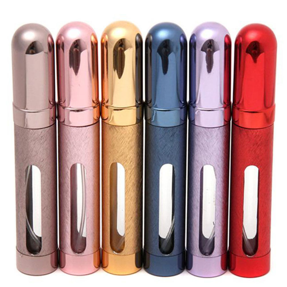 Pequeña Mini botella de Perfume vacía de 12ML, atomizador de Perfume de plástico recargable portátil, contenedor de viaje, 1 unidad