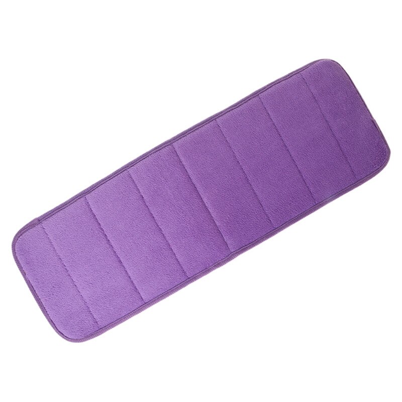 Coudières et tapis de souris antidérapants Ultra doux, en coton à mémoire de forme, absorbant la sueur, idéal pour le bureau: Purple