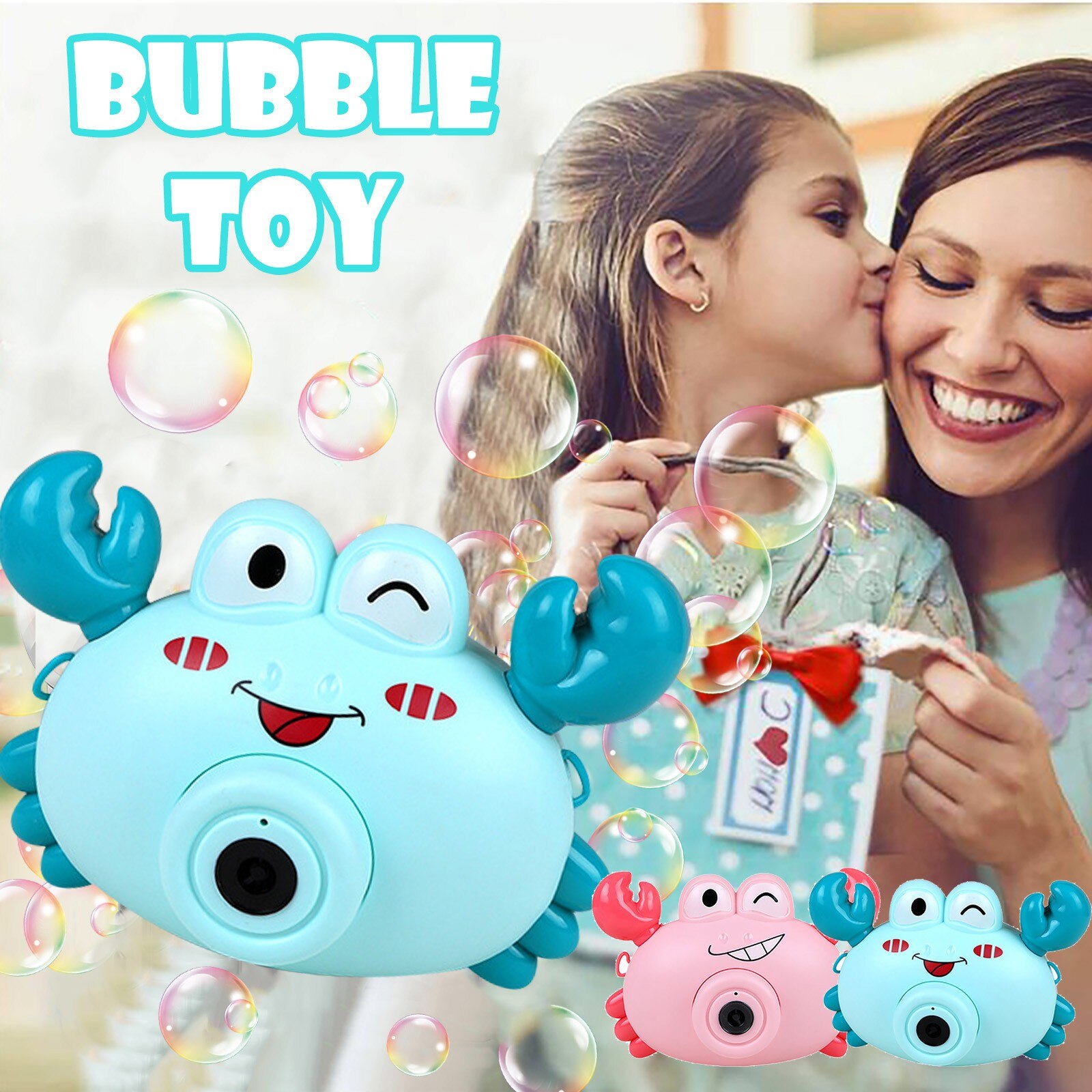 Favor Kid Speelgoed Bubble Machine Speelgoed Krab Brandblusser Elektrische Kids Fun Outdoor Zomer Speelgoed 60Ml Speelgoed Игрушки