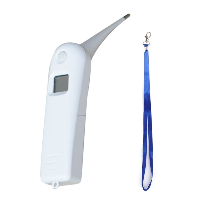 Thermomètre avec sonde pour animaux de compagnie, pour une détection précise de la température, adapté aux chats et chiens, écran LCD